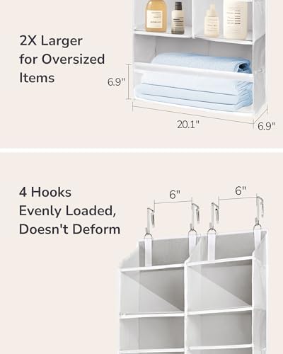 ULG Over the Door Organizer, 5-Tier Extra Large Hanging Storage - Image 6