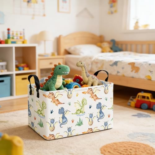 Rectangular Collapsible Parent Child Dragon Storage Basket Organizer - Image 5