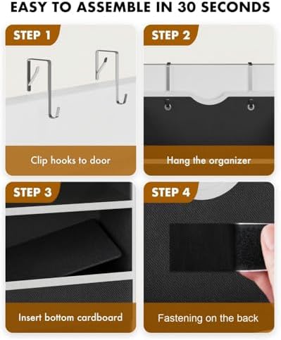 Over The Door Organizer Hanging 6-Shelf Storage Organizer - Image 6
