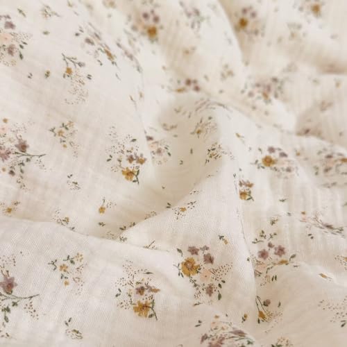 BuLuTu Vintage Floral Muslin Cotton Toddler Pillowcase - Image 3