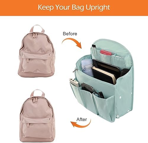 Surblue Backpack Organizer Insert Liner Hanging Travel Rucksack Purse and - Image 5