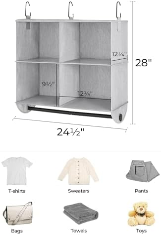 StorageWorks Hanging Closet Organizer - Image 3