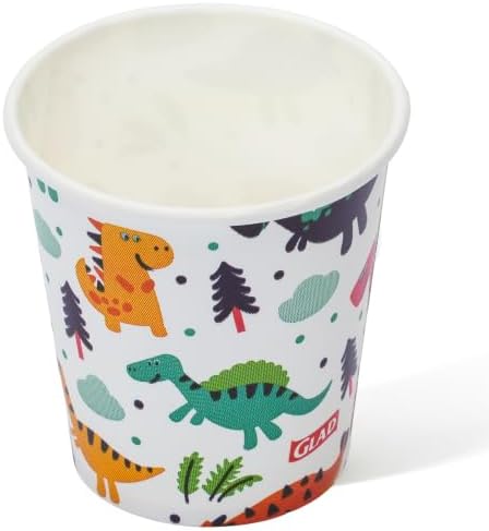 Glad for Kids Dinosaur Disposable Paper Bath Cups, 3 Oz - Image 4