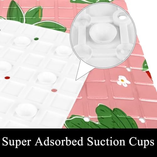 Shower Mat Bathtub Mat, 26.8x15.1 inch, Non-Slip Bath Mat - Image 3