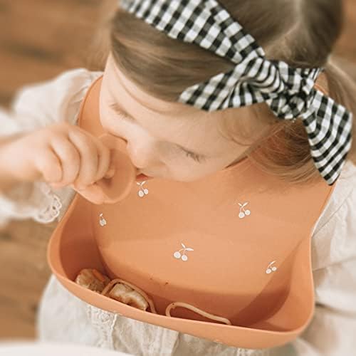 Moonkie Silicone Baby Bibs Set of 2, Waterproof Feeding Bibs - Image 3