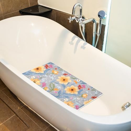 Non Slip Bathtub and Shower Mat 26.8x15.1 inch, Bath Mat - Image 5