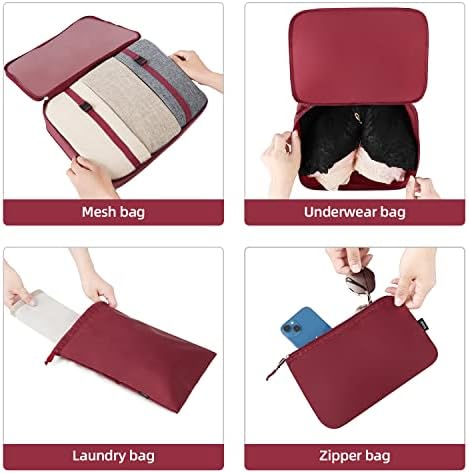 BAGAIL 6 Set/8 Set/10 Set Packing Cubes Various Sizes Packing Organizer - Image 6