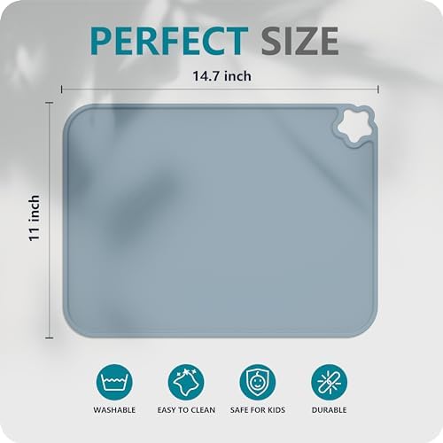 Silicone Placemat for Toddles Kids Non-Slip Reusable Portable Kids Placemats - Image 2