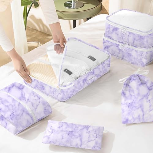 8 Set Packing Cubes for Travel, Luggage Packing Organizers Accessories Large - Image 6