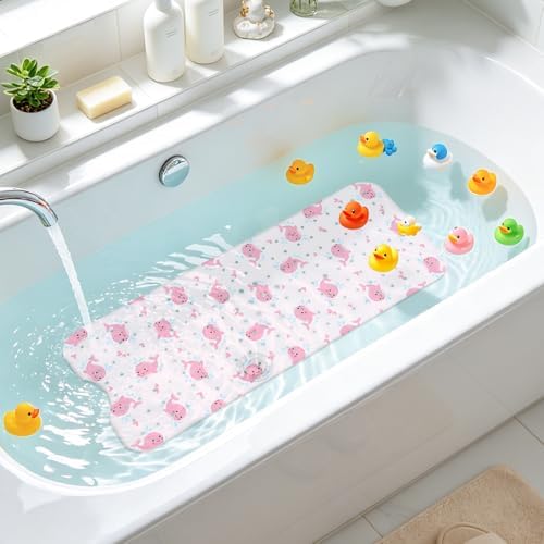 Whale Bath Mat for Tub Non Slip, Kids Bath Mat for Baby - Image 7