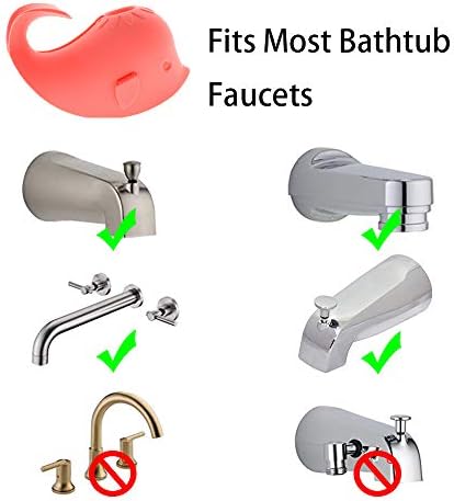 Silicone Whale Bath Spout Cover, Baby Faucet Safety Guard - Image 4