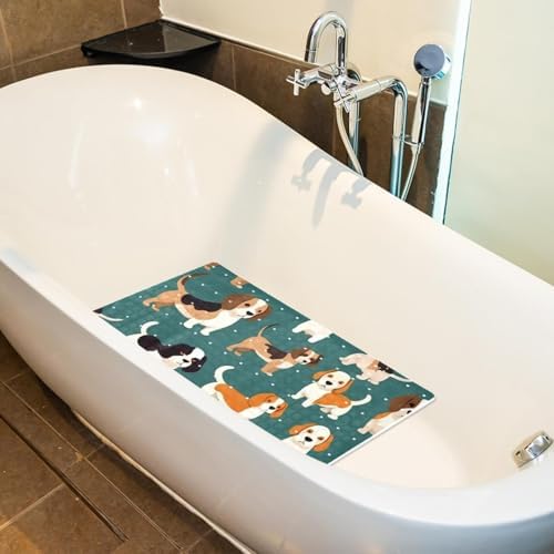 Shower Mat Bathtub Mat, 26.8x15.1 inch, Non-Slip Bath Mat - Image 5