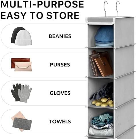 Simple Houseware 10 Shelves Closet Hanging Shoe Organizer - Image 6