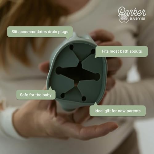 Parker Baby Co. Soft Silicone Bathtub Faucet Safety Spout Cover - Image 5