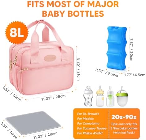 PIIOSER Breastmilk Cooler Travel Bag - Image 5