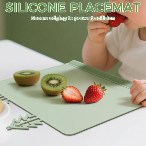 Green Silicone Table Mat - Image 2
