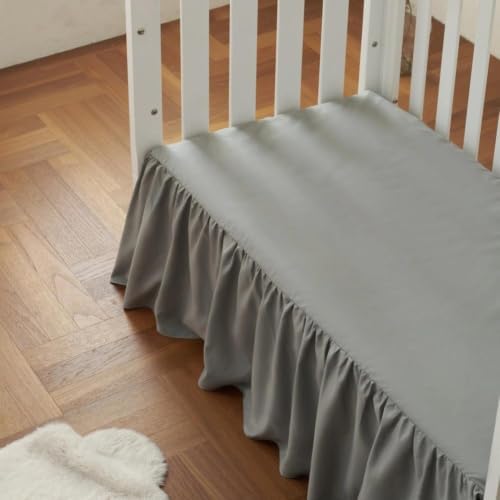 Crib Skirt Dust Ruffle 14" Drop - Image 4