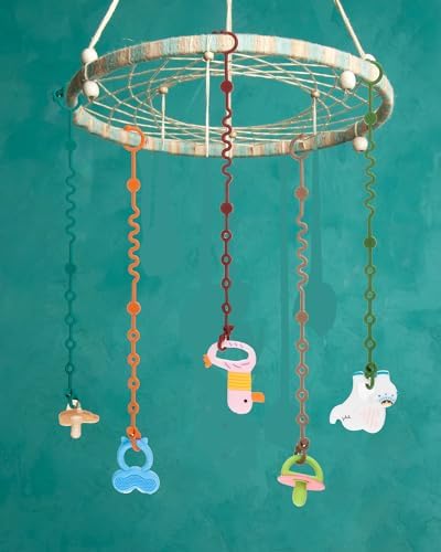 LittleHugs Toy Straps for Baby, Silicone Tether Pacifier Clip, No Throw Travel - Image 6