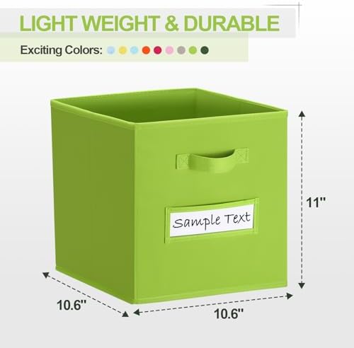 11x11 storage cube bins Foldable Fabric storage cubes - Image 2