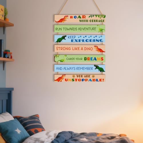 Girls Room Decor Colorful Inspirational Wall Plaque Set - Image 3