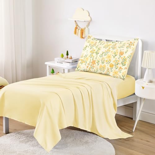 Wake In Cloud - Floral Toddler Bedding Set - Image 4