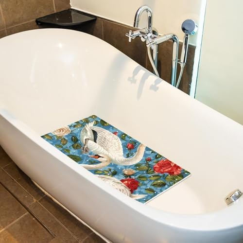 Shower Mat Bathtub Mat, 26.8x15.1 inch, Non-Slip Bath Mat - Image 5