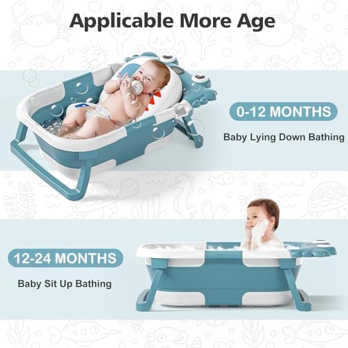 Collapsible Baby Bathtub for Newborns - Image 4
