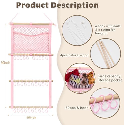 kangaroo Headband Holder Hair Bows Organizer - Image 6