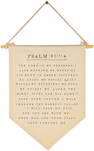 Psalms Theme Christian Bible Verses Scripture Wall Decor-Baby, Shower Birthday by Sioial