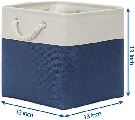 Temary Storage Baskets for Shelves 13x13 Baskets for Gifts Empty, 4 Pack Shelf - Image 2