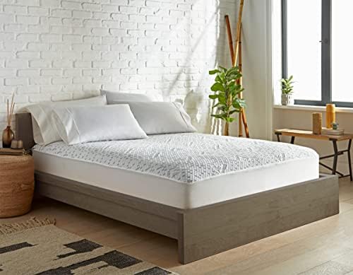 Queen Mattress Protector by PURE BAMBOO, Waterproof, Charcoal Fiber by PureBamboo