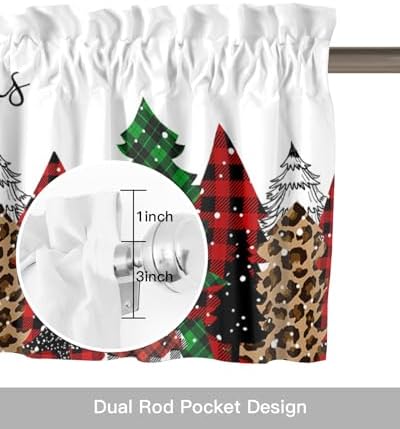 Merry Christmas Valance Curtains - Image 5