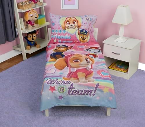 Paw Patrol Skye We're A Team 4 Piece Toddler Bedding Set by PawPatrol