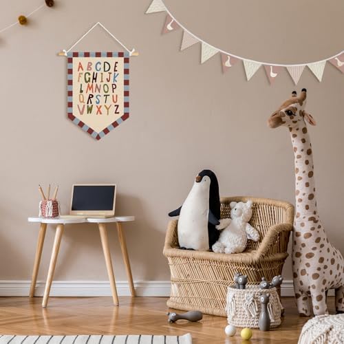 Toddler Room Decor, ABC Alphabet Posters Wall Pennants Banners - Image 3