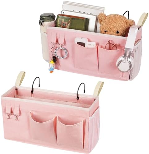 Bedside Caddy, Bedside Storage Bag Hanging Organizer by Loghot