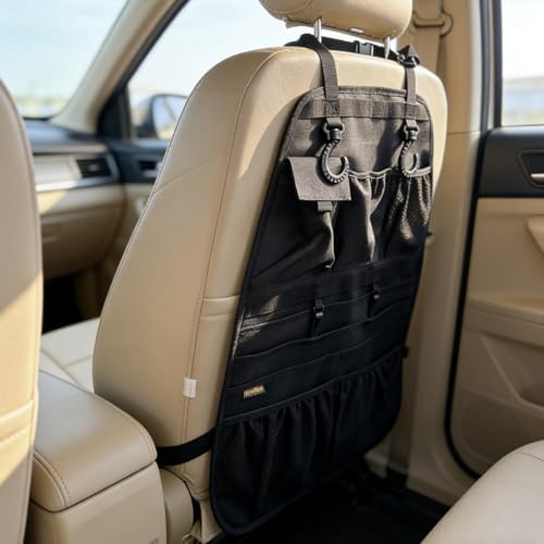 ECWKVN Car Seat Back Organizer, Heavy Duty Back Seat Organizer - Image 6