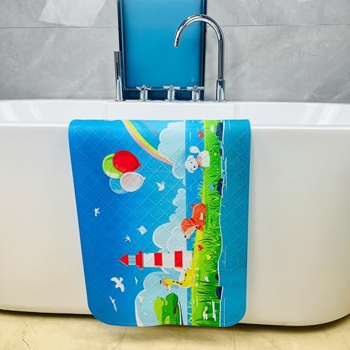 BEEHOMEE Kids Bath Mat for Tub, Non-Slip Toddler Bathtub Mat - Image 7