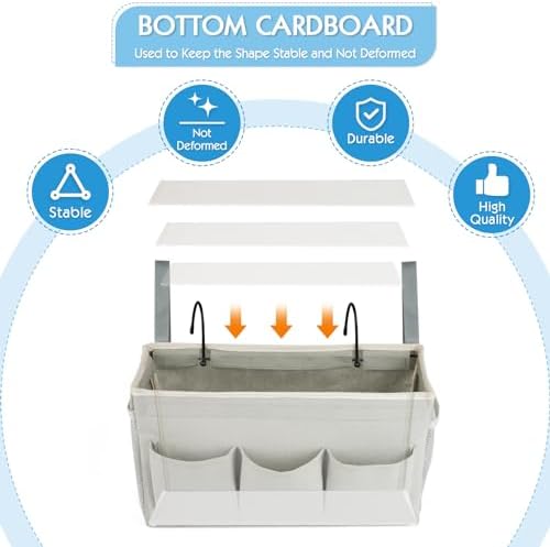 Bedside Caddy Bedside Storage Bag - Image 6