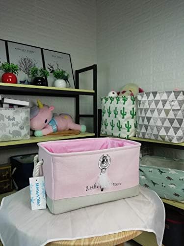 Rectangular Thick Pink Storage Bin Household - Image 5