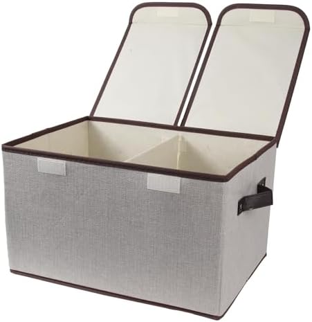 Foldable Fabric Storage Box, 16.5 x 11.8 x 9.8 inches, by TCbelosion