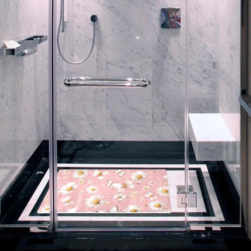Bath Tub Shower Mat, Washable Bathtub Floor Mats, Suction Cups and Drain Holes - Image 5