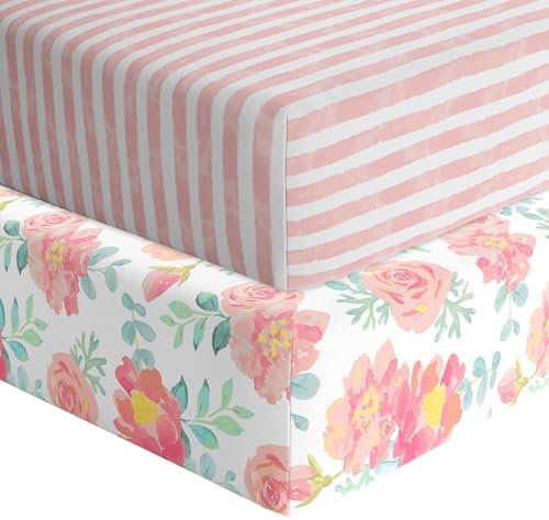 Featherhead™ 2-Pack Fitted Crib Sheets by Featherhead%E2%84%A2