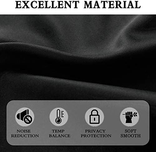 DONREN 18 Inches Long Blackout Curtain Valances - Image 3