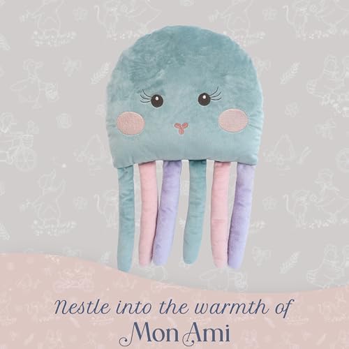MON AMI Bubbles Octopus Accent Décor Pillow – 20x13”, Plush Stuffed Animal - Image 4