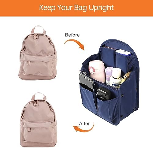 Surblue Backpack Organizer Insert Liner Hanging Travel Rucksack Purse and - Image 5