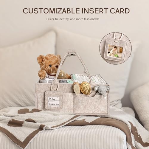 GEMII 2PCS Diaper Caddy Organizer, Large Baby Caddy Organizer - Image 6