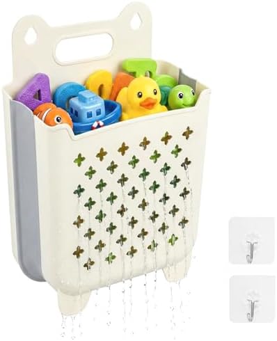Bath Toy Basket, Stand Up Bath Toy Bin, Foldable Bath Toy Holder by Unknown