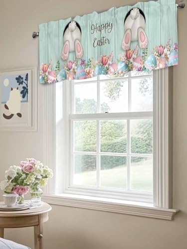 Happy Easter Valances Kitchen Curtains - Image 5
