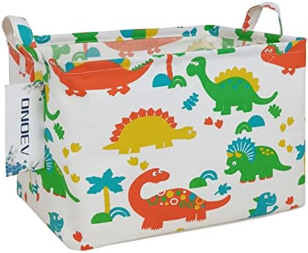 Rectangular Dinosaur Laundry Storage Bin by ONOEV