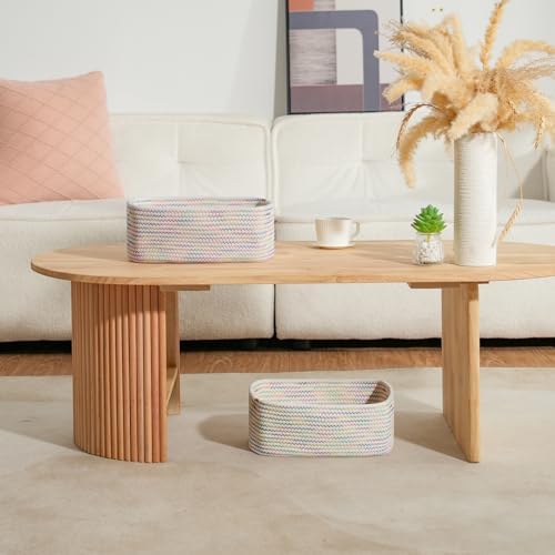 3 Pack Small Storage Baskets for Organizing, 11.8×7.8×5.1" - Image 3